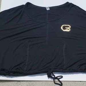 Cyclebar Long Sleeve Cropped Cinched/tie waist and Sleeves XS